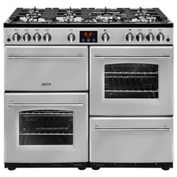 Belling Farmhouse 100G Gas Range Cooker Silver